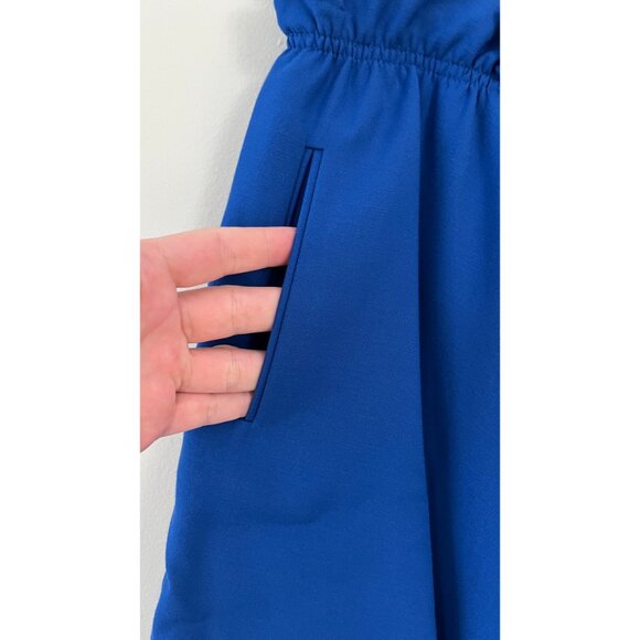 GIORGIO ARMANI $1850  BLUE LAYERED SKIRT M - Picture 3 of 6